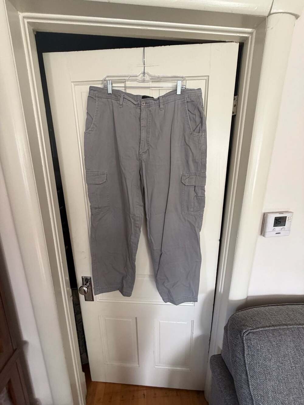 RedHead Since 1856 Men's Gray Cotton Cargo Pants Size 40x30